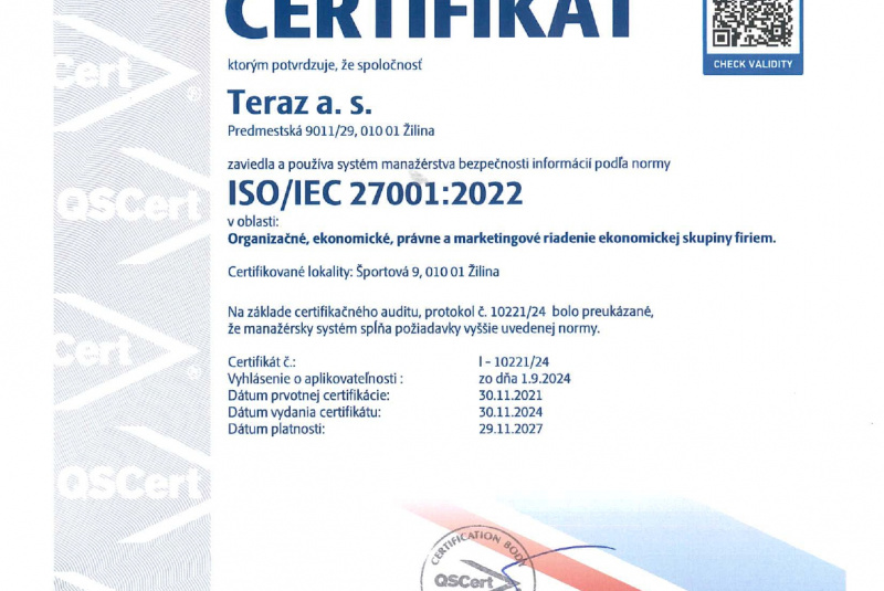 Certifikáty